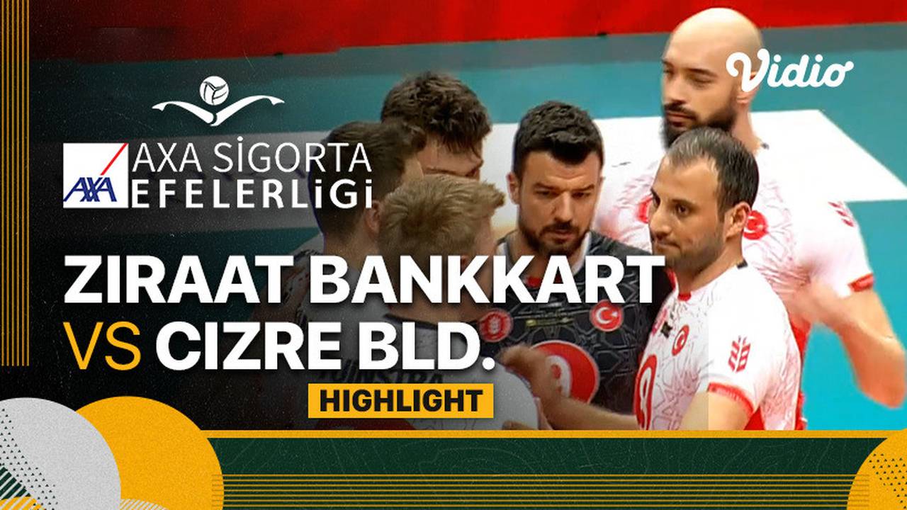 Highlights Zi̇raat Bankkart vs Ci̇zre BLD. Turkish Men's Volleyball