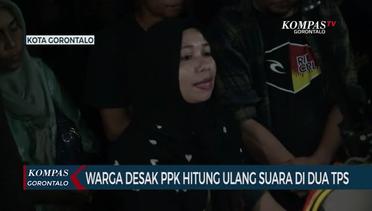 Sejumlah Warga Desak PPK Hitung Ulang Suara di Dua TPS di Kota Gorontalo