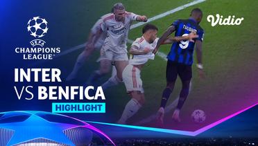 Inter vs Benfica - Highlights | UEFA Champions League 2023/24