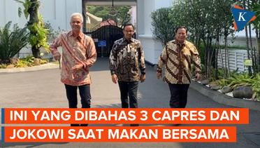 [FULL] Keterangan 3 Capres Usai Makan Siang Bersama Jokowi
