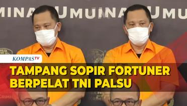 Tampang Sopir Fortuner Berpelat TNI Palsu yang Ngaku Adik Jenderal saat Dirilis Polda Metro Jaya