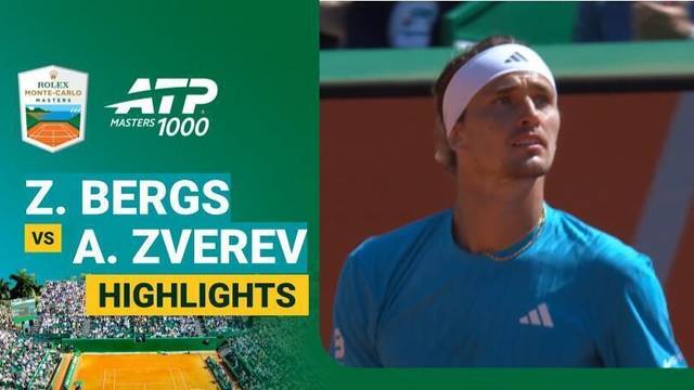Zizou Bergs vs Alexander Zverev - Highlight | ATP 1000: Rolex Monte-Carlo Masters 2026