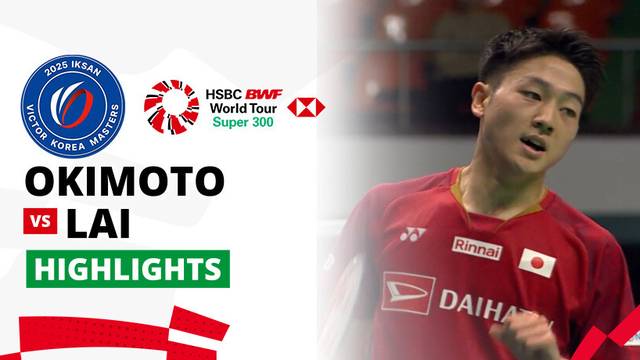 Yudai Okimoto (JPN) vs Victor Lai (CAN) - Highlight | IKSAN VICTOR Korea Masters 2025
