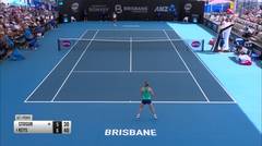 Match Highlight | Madison Keys 2 vs 0 Samantha Stosur | WTA Brisbane International 2020