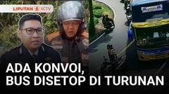 Viral! Bus Disetop Mendadak Saat Melaju di Tikungan Menurun. Gara-Gara Apa? | Liputan 6