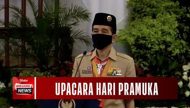 Pandemi Covid-19 Jokowi Upacara Hari Pramuka Ke-59 Secara Virtual