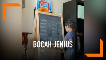 Aiden Blasian, Bocah 3 Tahun Yang Jago Matematika