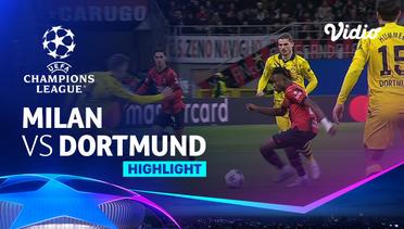 Milan vs Dortmund - Highlights | UEFA Champions League 2023/24