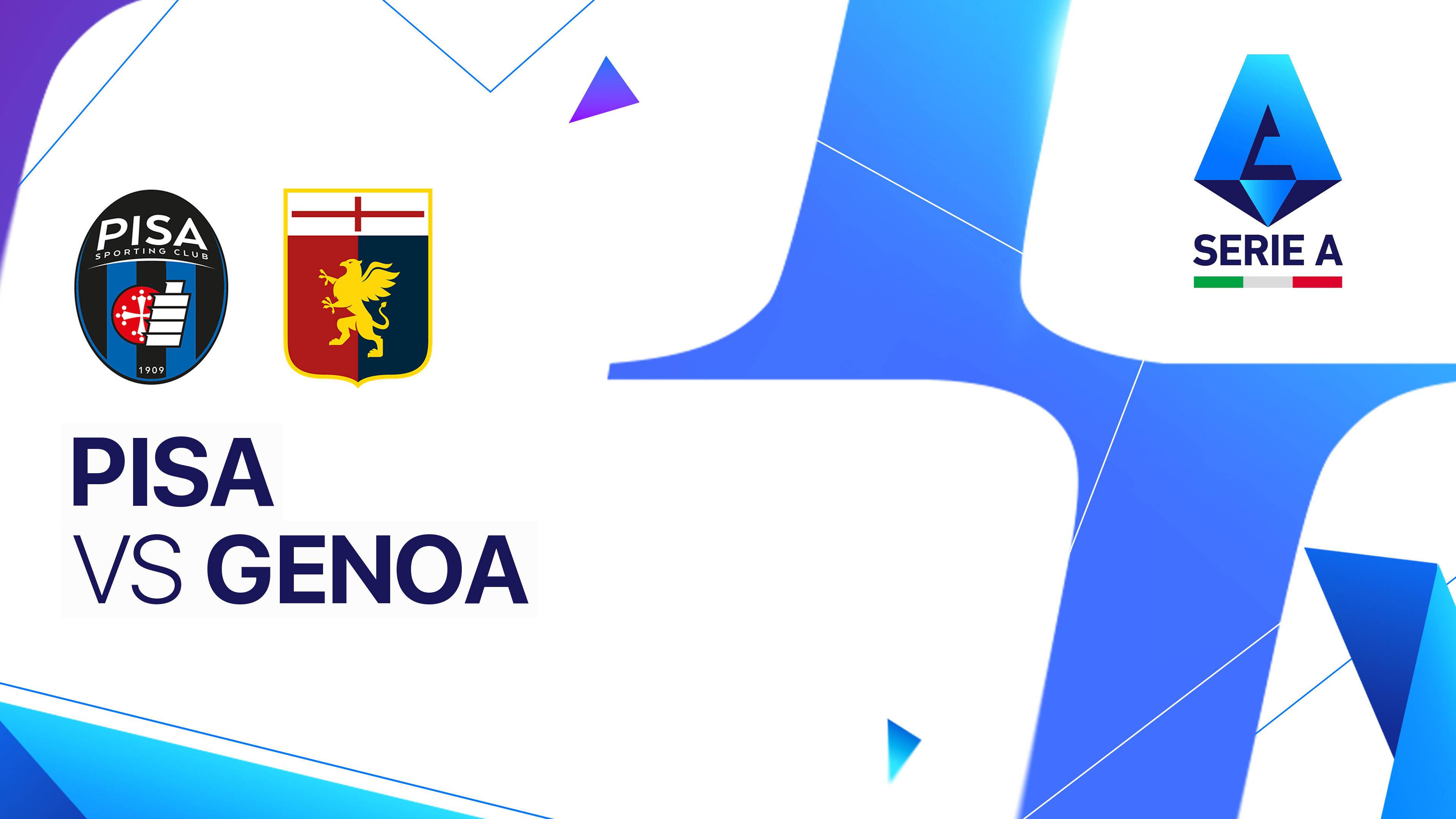 Pisa vs Genoa CFC