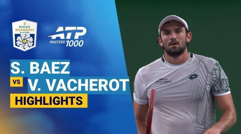 Sebastian Baez vs Valentin Vacherot - Round 2 (Stadium Court) | ATP 1000: Rolex Shanghai Masters 2026