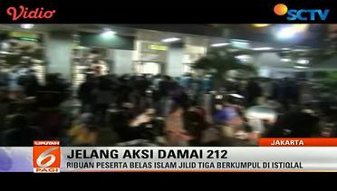 Ribuan Massa Aksi 212 Menginap di Masjid Istiqlal - Liputan 6 Pagi