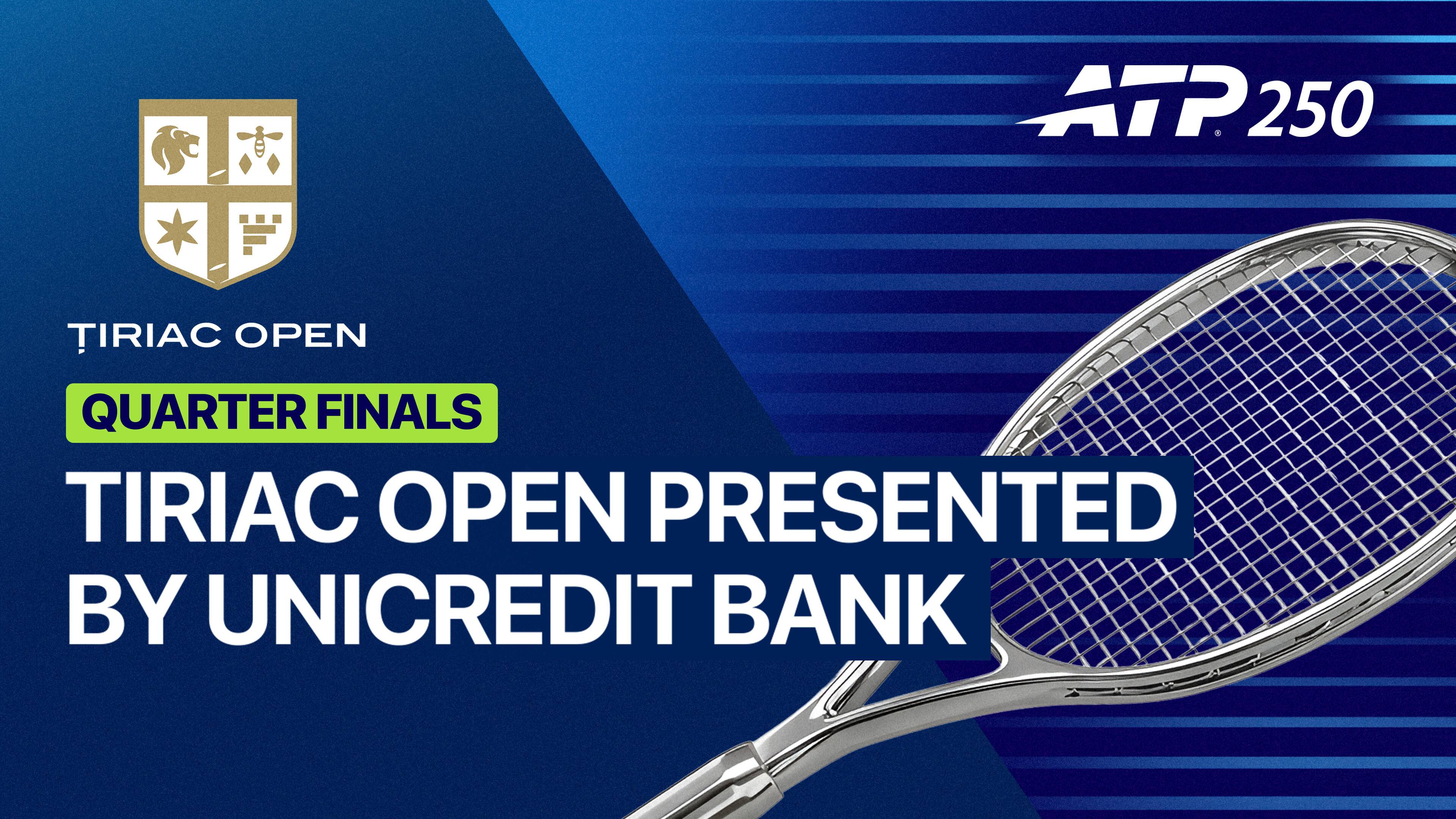 Damir Dzumhur vs Botic van de Zandschulp - Quarterfinal | ATP 250: Tiriac Open presented by Unicredit Bank 2026