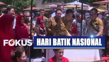 Jokowi dan Iriana Hadiri Peringatan Hari Batik Nasional di Solo - Fokus