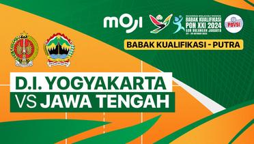 Putra: D.I. Yogyakarta vs Jawa Tengah - Full Match | Babak Kualifikasi PON XXI Bola Voli