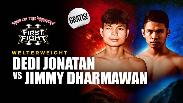 Dedi Jonatan Simatupang vs Jimmy Dharmawan - Welterweight Kick Boxing - Full Match | First Fight Volume 2