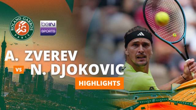 Alexander Zverev vs Novak Djokovic - Highlights | Roland Garros 2025