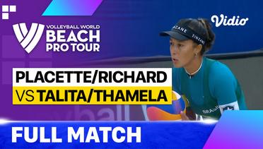 Full Match | Placette/Richard (FRA) vs Talita/Thamela (BRA) | Beach Pro Tour - Challenge Itapema, Brazil 2023