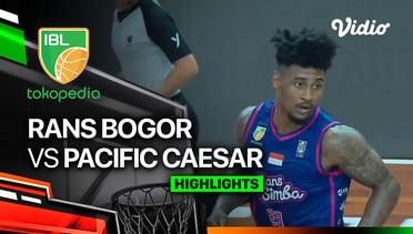 RANS Simba Bogor vs Pacific Caesar Surabaya - Highlights | IBL Tokopedia 2024