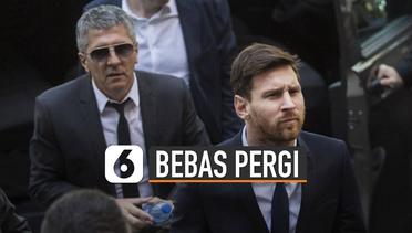 Messi Bebas Pergi, Asal Tidak Main Semusim