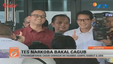 Pasangan Cagub Cawagub DKI Jakarta Lakukan Tes Narkoba - Liputan 6 Petang