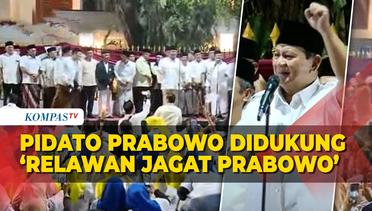 [FULL] Pidato Prabowo Subianto Terharu Didukung Relawan Jagat Prabowo