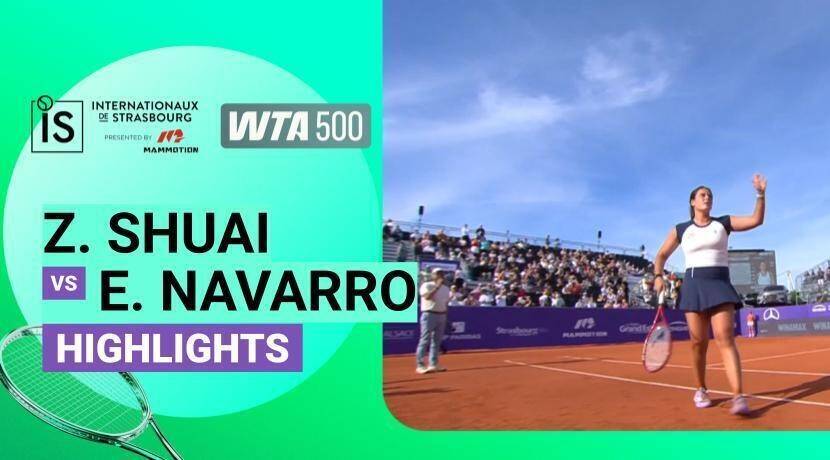 Quarterfinals - WTA 500: Internationaux de Strasbourg presented by Mammotion 2026