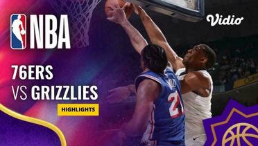 Philadelphia 76ers vs Memphis Grizzlies - Highlights | NBA Regular Season 2023/24