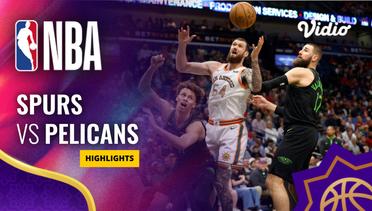 San Antonio Spurs vs New Orleans Pelicans - Highlights | NBA Regular Season 2023/24