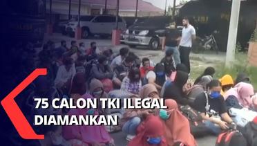 Penggerebekan Gudang Penampungan Calon TKI Ilegal yang akan Berangkat ke Malaysia