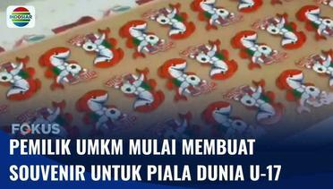 Souvenir Piala Dunia U-17 Mulai Diproduksi Para Pemilik UMKM di Surabaya | Fokus