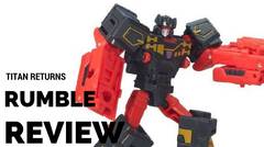 Unboxing Hasbro Transformers Titans Return Legend Class Rumble Review