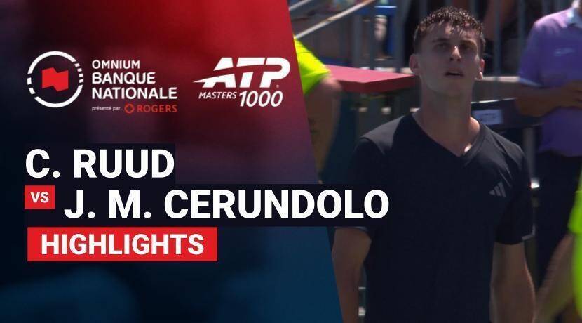 Casper Ruud vs Juan Manuel Cerundolo - Round 2 (Rogers Court) | ATP 1000: National Bank Open presented by Rogers 2026