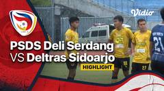 Highlight - PSDS Deli Serdang vs Deltras Sidoarjo | Liga 3 Nasional 2021/22