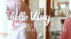 The Royal dUCk press conference with Vivy Yusof