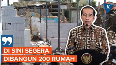 Jokowi Tinjau Lokasi Relokasi Korban Gempa Cianjur