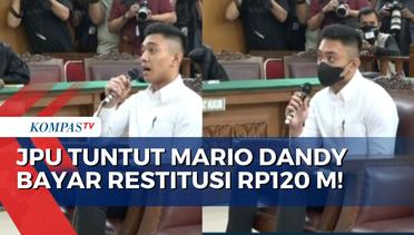 JPU Tuntut Pidana Mario Dandy Ditambah 7 Tahun Penjara Jika Tak Bayar Restitusi