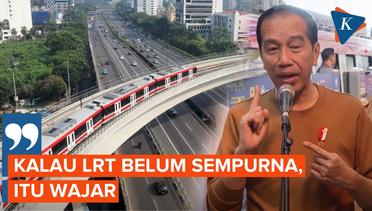 -Kesan Jokowi Usai Uji Coba LRT