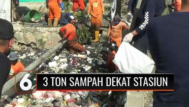 3 Ton Sampah Menumpuk di Dekat Stasiun Tambun! | Liputan 6