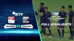 Indonesia (0) vs Thailand (2) - Full Highlights | AFF U-15 2019