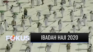 Lakukan Ibadah di Masa Pandemi, Jemaah Haji 2020 di Arab Saudi Terapkan Protokol Kesehatan