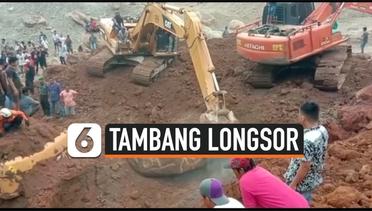 Area Tambang Longsor di Padang, 2 Orang Tewas
