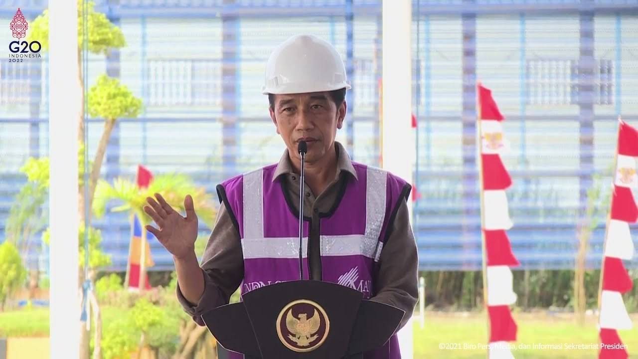 Presiden Jokowi Resmikan Pabrik Smelter Nikel PT. GNI, Kab. Konawe, 27