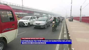 Kabut Asap Pekat Selimuti Kota Palembang