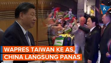 China Marah Besar Setelah Wapres Taiwan ke AS