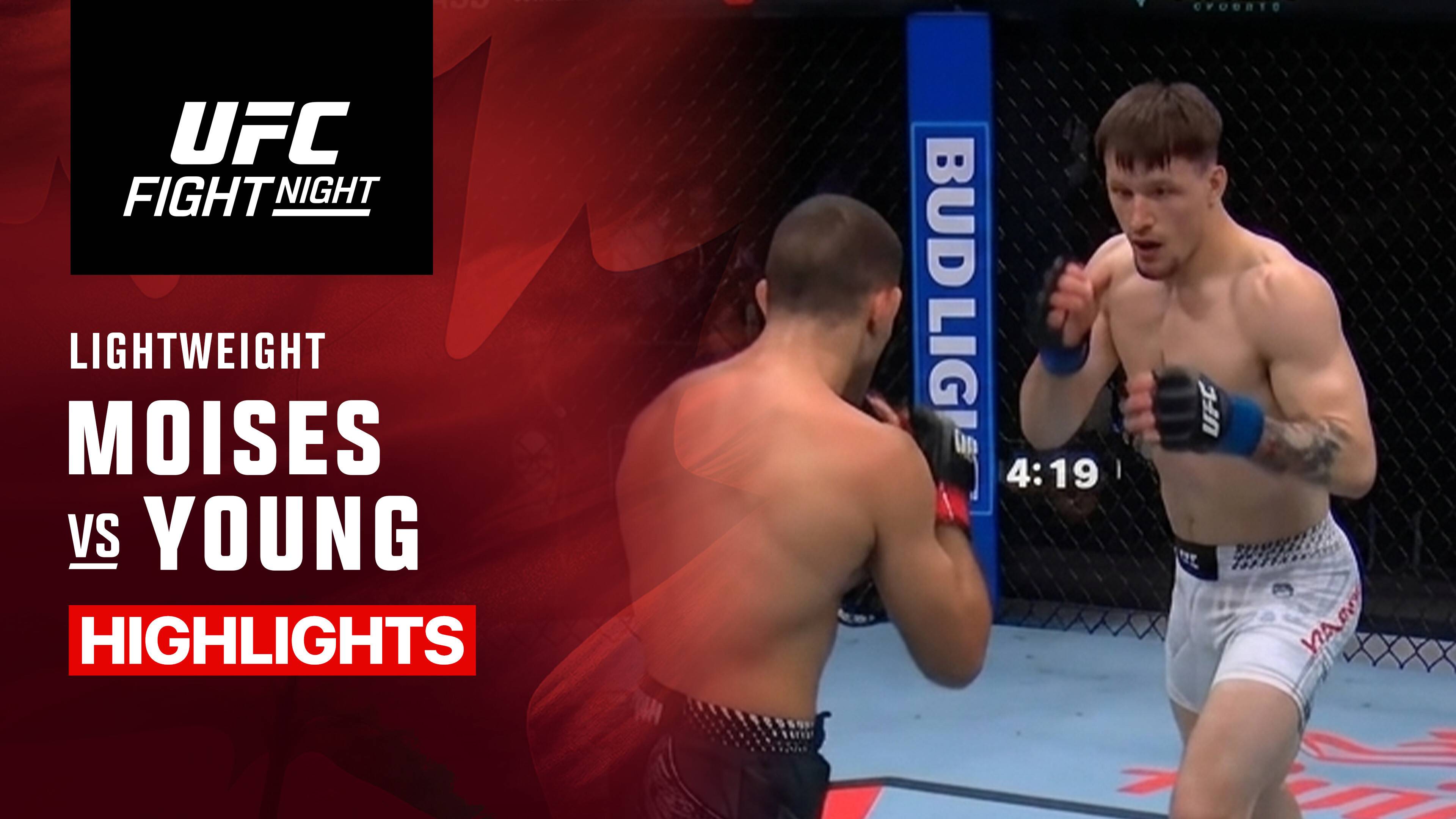 Thiago Moises vs Gauge Young - Lightweight | UFC Fight Night
