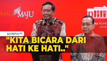 [FULL] Mahfud MD Usai Temui Jokowi Pamit Mundur dari Kabinet: Dari Hati ke Hati, Sama-Sama Senyum