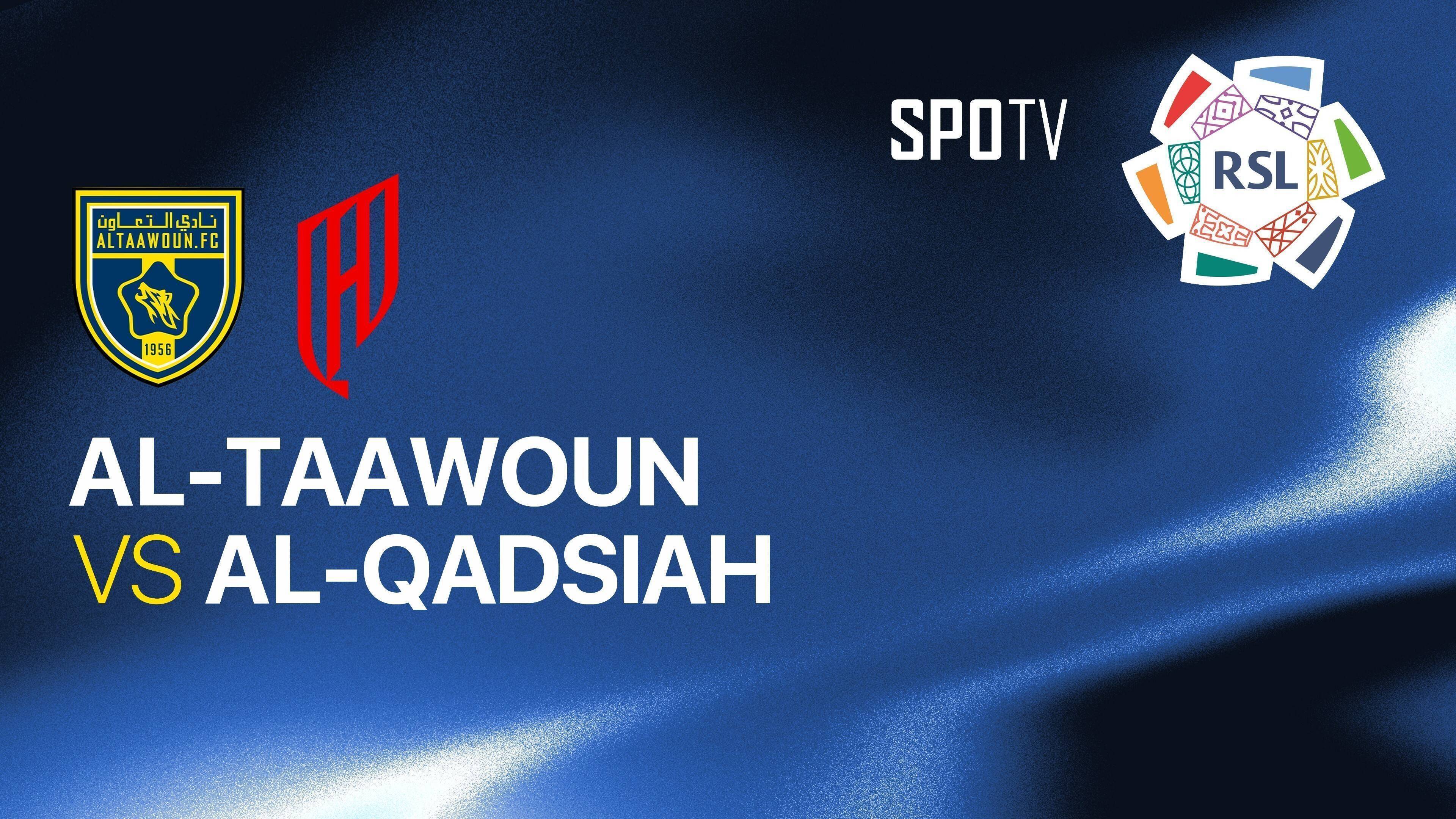 Al-Taawoun FC vs Al Qadsiah FC