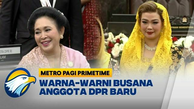 Busana Nyentrik Mewarnai Momen Pelantikan Anggota DPR dan DPD RI - [Metro Pagi Primetime]