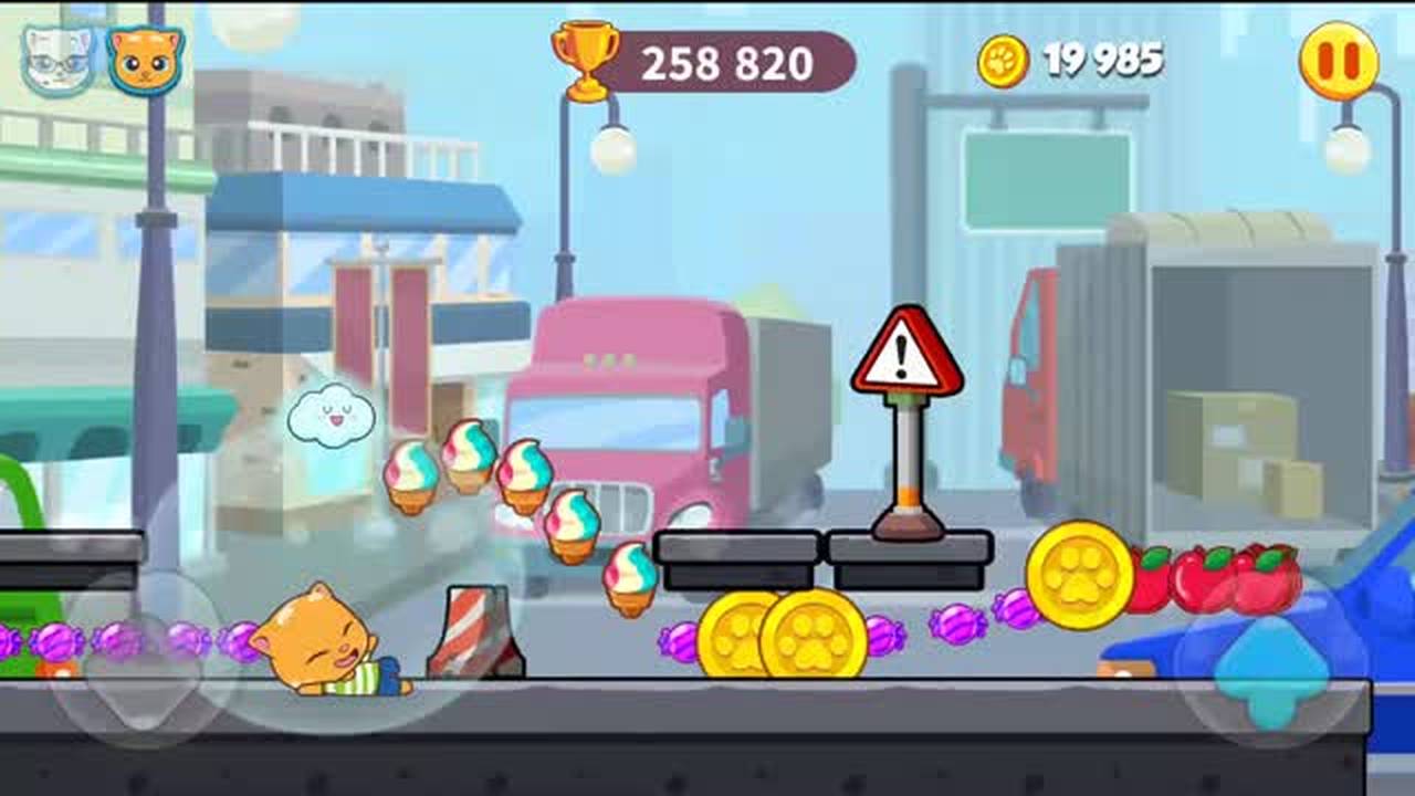 Talking Tom Candy Run Android Gameplay Ep 9 - Talking Agent Angela Ruby ...