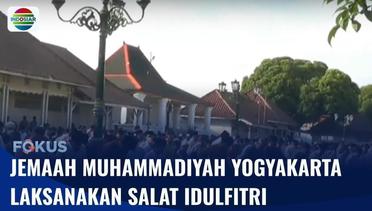 Jemaah Muhammadiyah Yogyakarta Menggelar Salat IdulFitri | Fokus